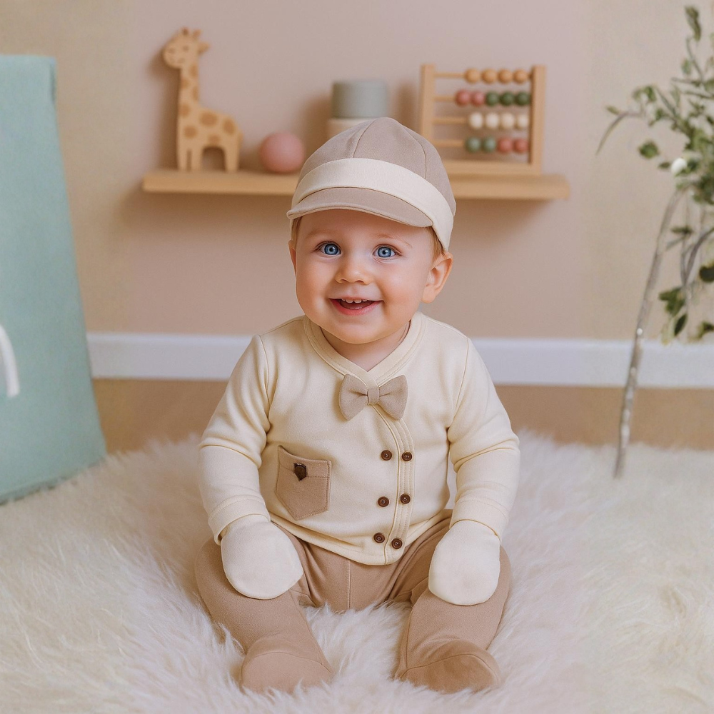 Luna Nest - Cozy Caramel Bow Set