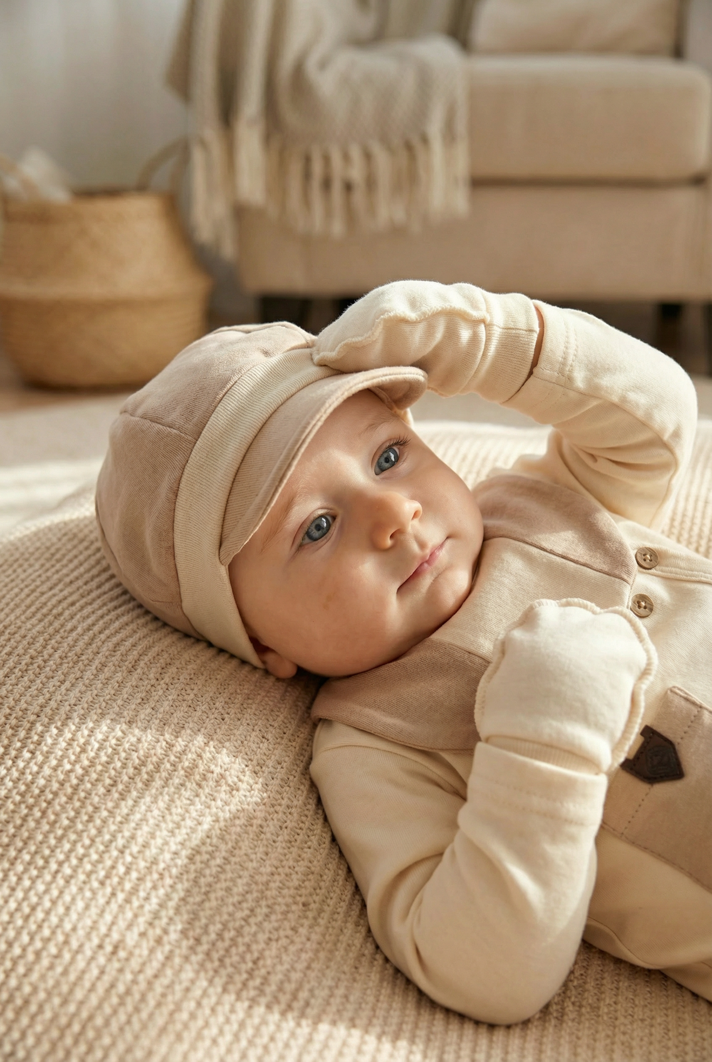 Cozy Caramel Bow Set