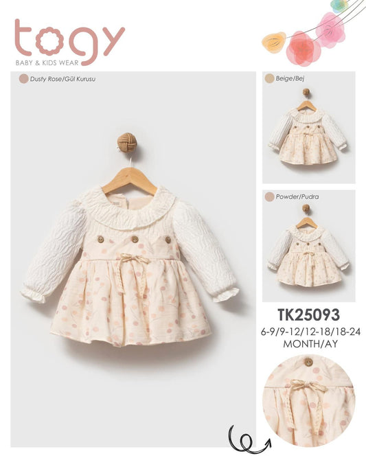 Luna Nest – Polka Petal Dress